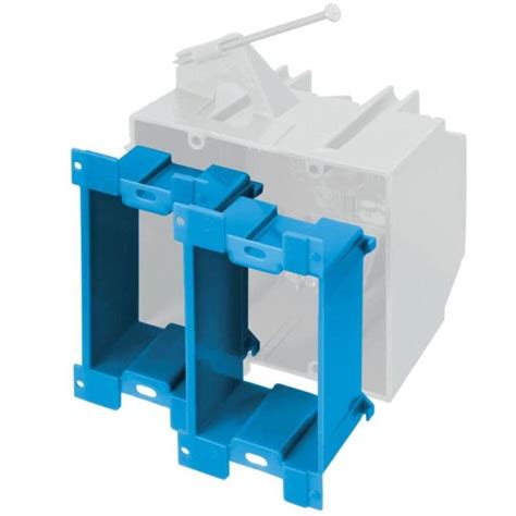 non metallic electrical box extender|single gang plastic box extension.